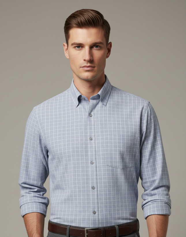 پیراهن مردانه استین بلند استوک VAN HEUSEN
