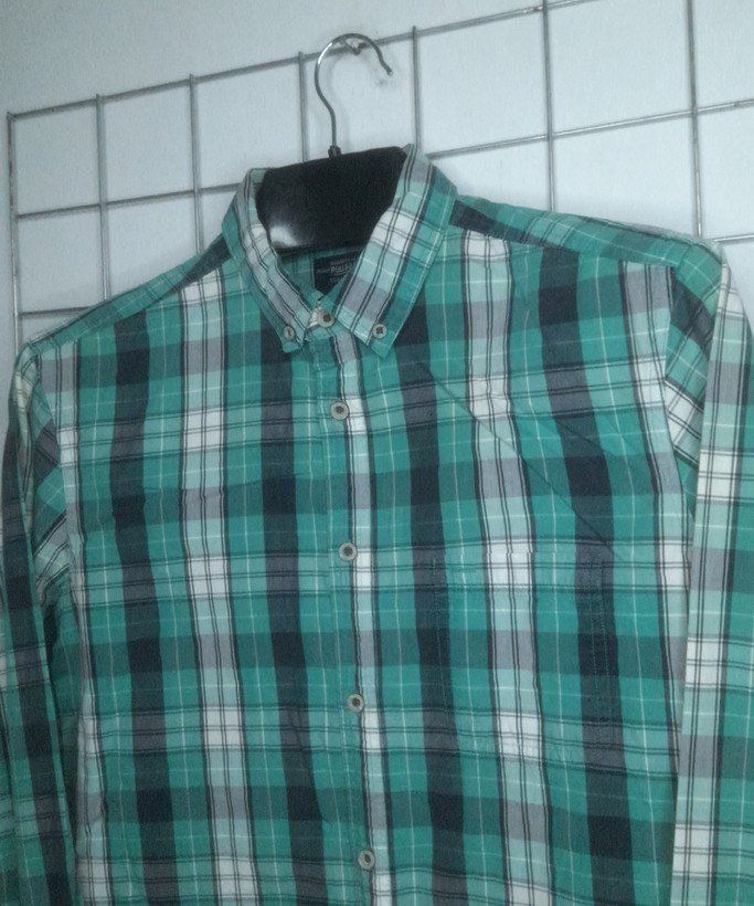 پیراهن مردانه کتان استوک PULL&BEAR