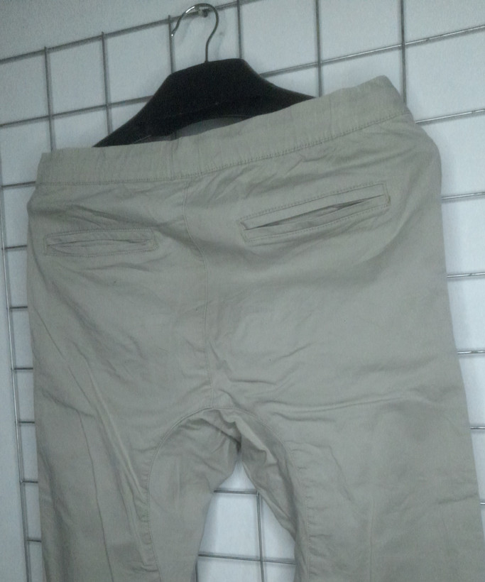 شلوار مردانه جاگر کتان استوک CUFFED CHINO