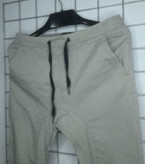 شلوار مردانه جاگر کتان استوک CUFFED CHINO