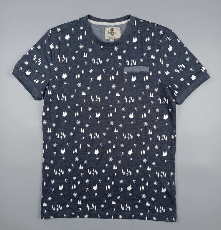 تیشرت مردانه نخی استوک BELLFIELD