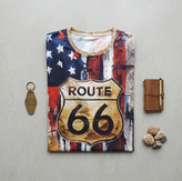 تیشرت مردانه استوک ROUTE 66