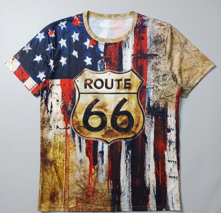 تیشرت مردانه استوک ROUTE 66