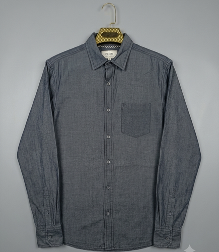 پیراهن مردانه استین بلند استوک DENIM CO