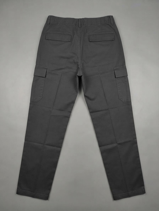 شلوار مردانه کتان کارگو استوک H&M