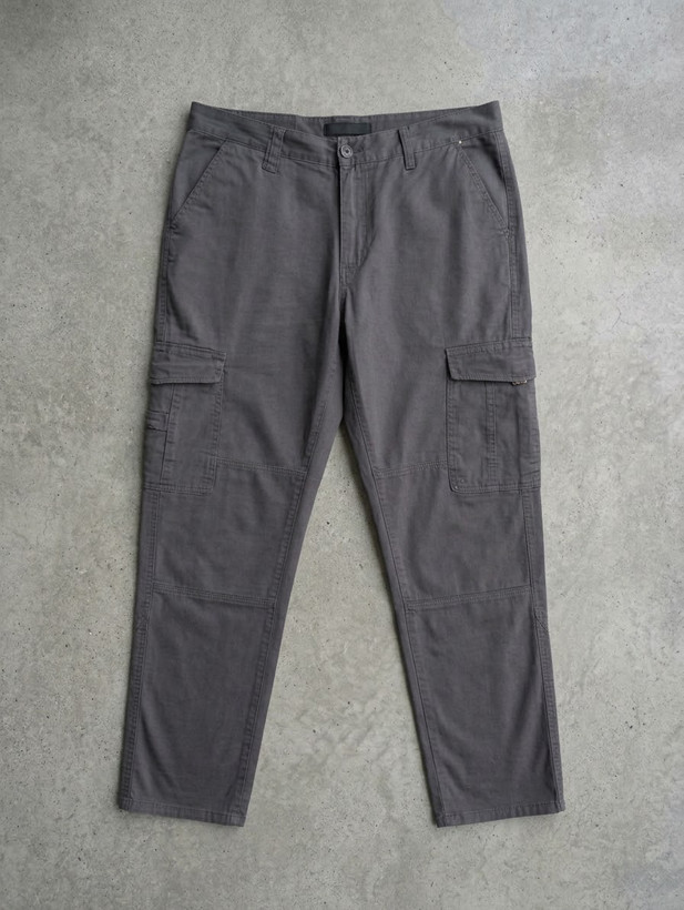 شلوار مردانه کتان کارگو جاگر کمرکش استوک HOLLISTER
