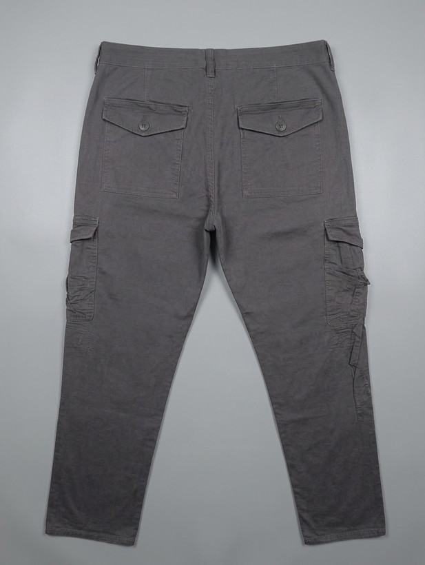 شلوار مردانه کتان کارگو استوک DENIM CO