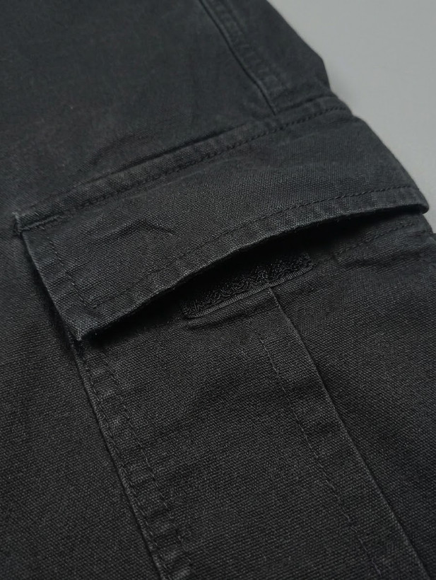 شلوار مردانه کتان کارگو دمپا کش استوک BAGGY