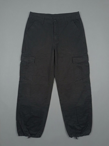 شلوار مردانه کتان کارگو دمپا کش استوک BAGGY