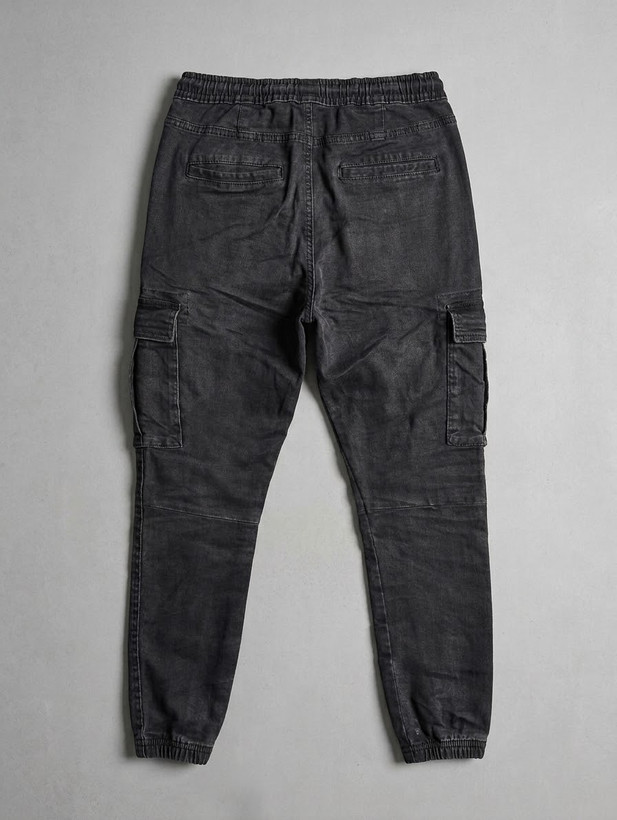 شلوار مردانه کتان کارگو جاگر تاناکورا DENIM CO