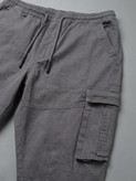شلوار مردانه کتان کارگو جاگر کمرکش استوک DENIM.CO