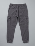 شلوار مردانه کتان کارگو جاگر کمرکش استوک DENIM.CO