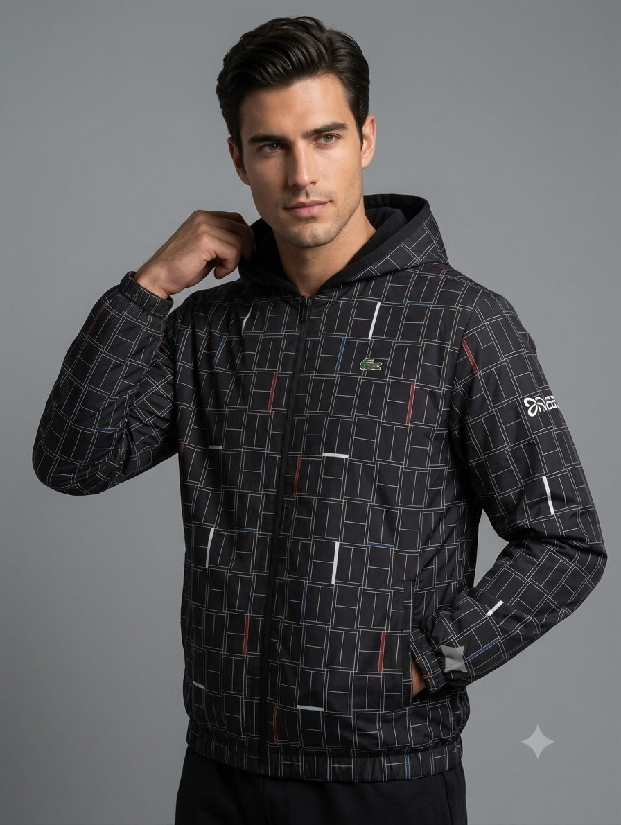 کاپشن بادگیر مردانه اورجینال LACOSTE