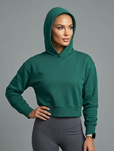 هودی زنانه کراپ اورجینال ZARA