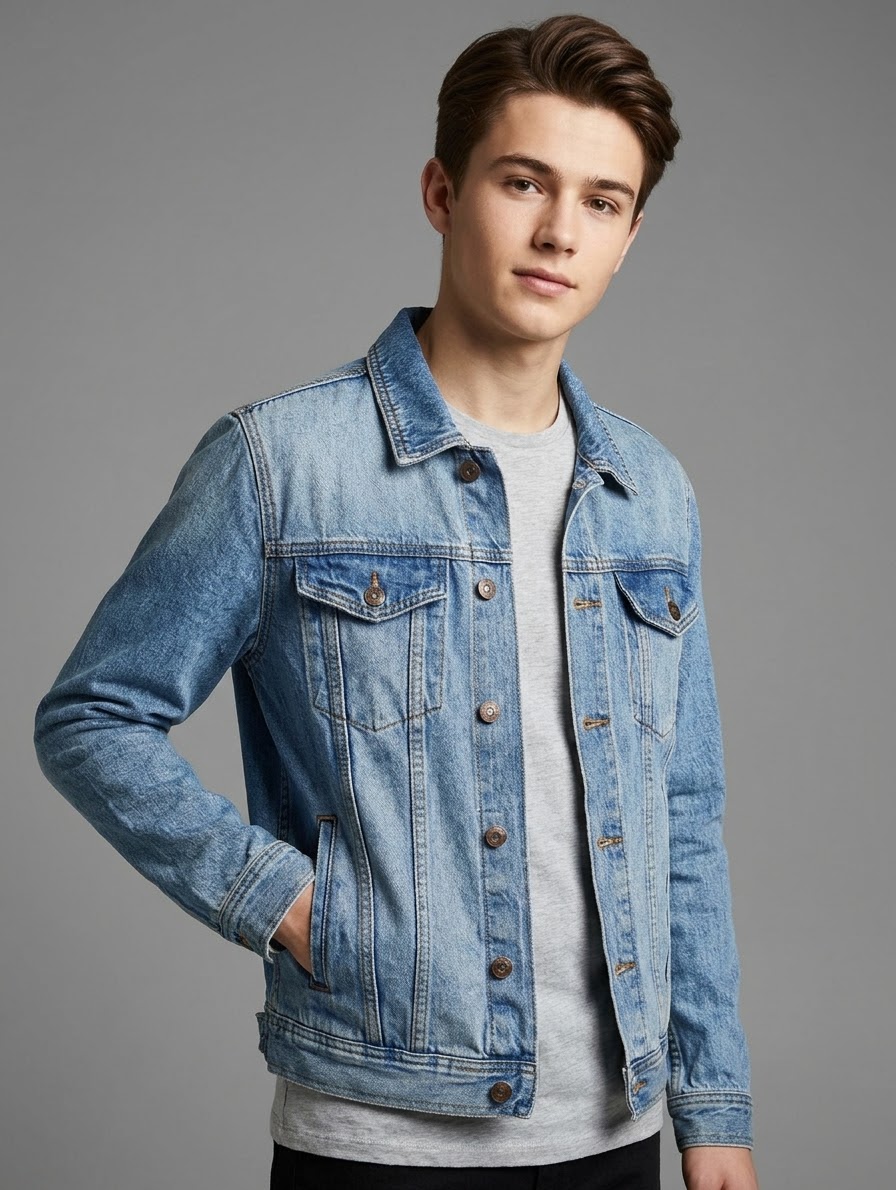 کت جین پسرانه ۱۴ تا ۱۶ سال استوک TOPMAN